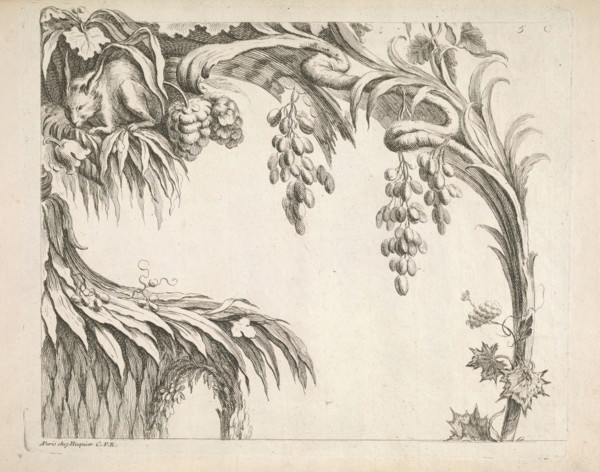 Livre propre à ceux qui veulent apprendre à dessiner l'ornement chinois, Huquier, Gabriel, 1695-1772, ca. 1738
