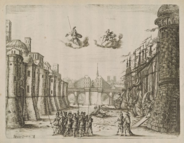 Italian theater prints, Italian theater prints, Cochin, Nicolas, Torelli, Giacomo, 1608-1678, ca. 1645