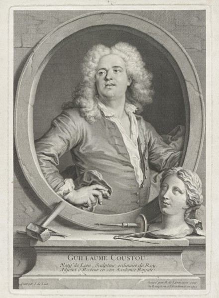 Guillaume Coustou, Larmessin, Nicolas de, 1684-1755, ca. 1730