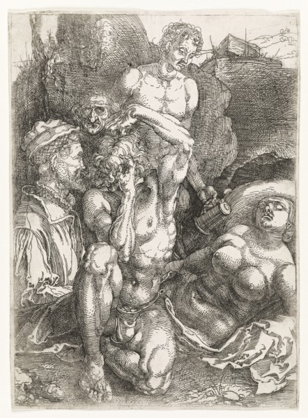 Five figure studies, Five figure studies, Dürer, Albrecht, 1471-1528, ca. 1515