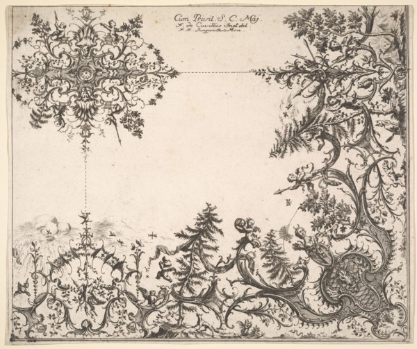Ornament prints collection, Cuvillies, François d. Aeltere, 1695-1768, ca. 1740