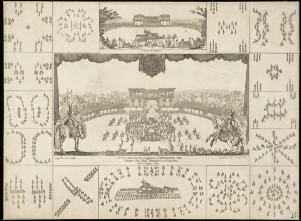 Figure della festa a cavallo, rappresentata nel teatro del ser.mo granduca di Toscana il di. 15, luglio 1637, Italian theater