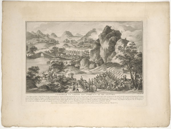 L'empereur va visiter les tombeaux de ses ancêtres, Conquêtes de l'empereur de la Chine and other images of the Chinese emperor