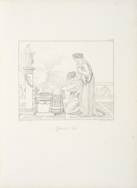 Offrande à Vénus, Sappho, Bion, Moschus, Chatillon, Henri Guillaume, ca. 1780-1856, Girodet-Trioson, Anne-Louis, 1767-1824