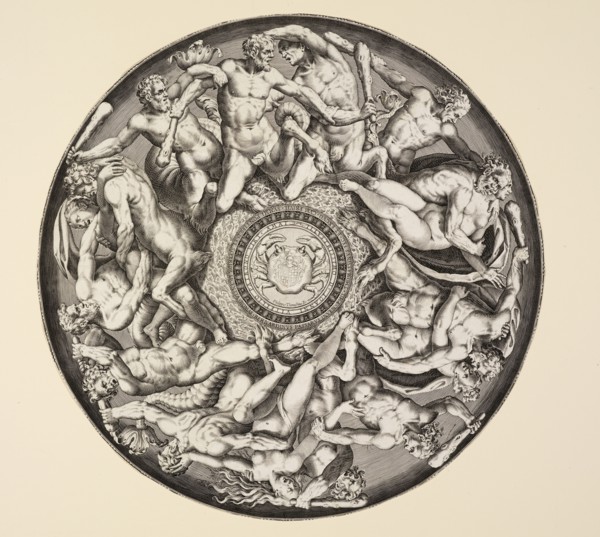 Battle of the Lapiths, Passeri, Bernardino, ca. 1540-1596, Thomassin, Philippe, 1562-1622, Engraving, between 1617 and 1619