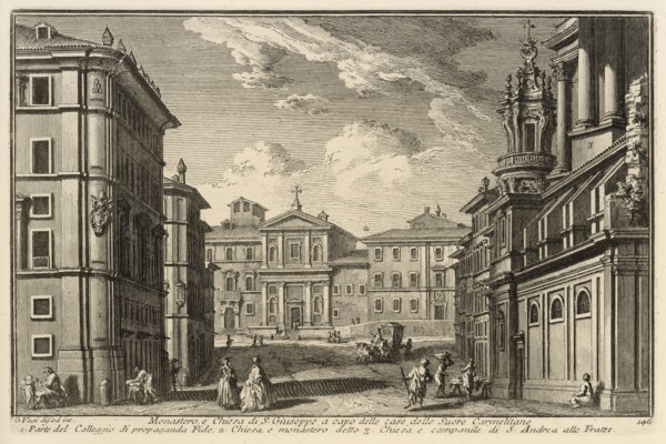 Chiesa e monastero di S. Giuseppe a capo della case, delle suore carmelitane, Delle magnificenze di Roma antica e moderna, Vasi