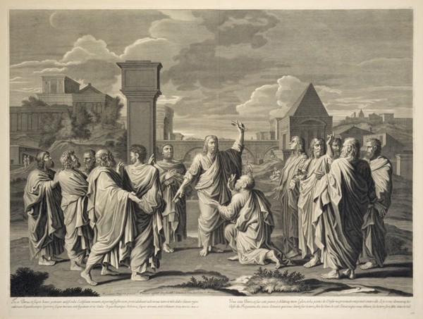Ordination, print after paintings by Nicolas Poussin, Gantrel, Etienne, 1646-1706, Pesne, Jean, 1623-1700, Poussin