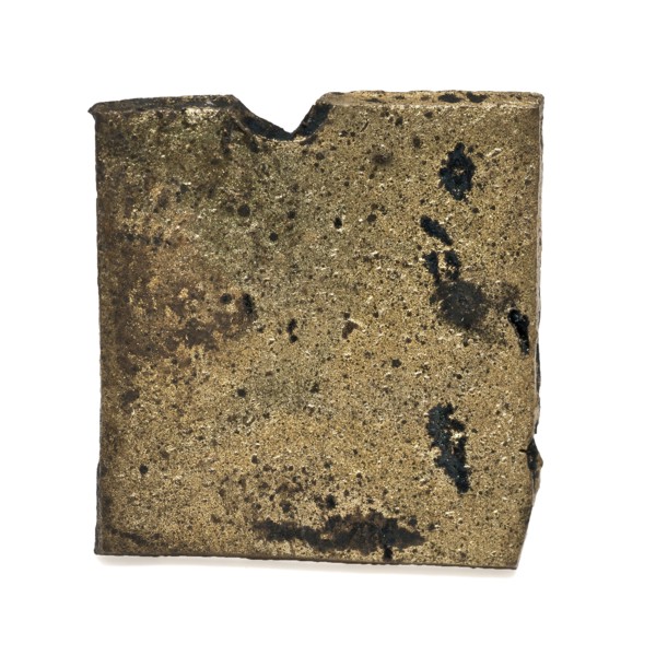 Copper coinweight, square, without recognizable markings, coin weight weight soil find copper metal, poured punched Rectangular