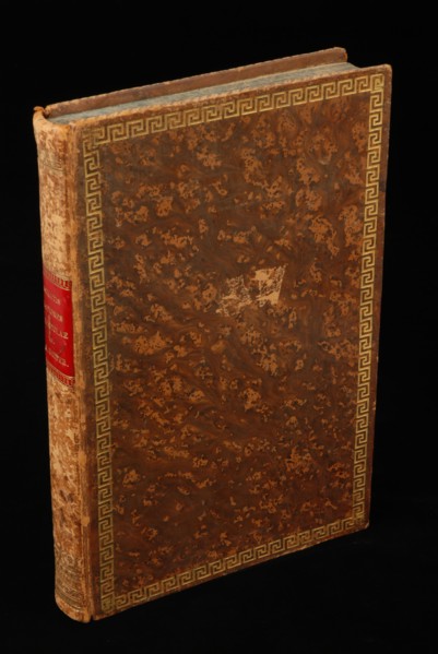 Firmin Didot, Ambrosio (printer), ISOCRATIS. Isocratis orationes et epistolae, old-print book information form paper cardboard