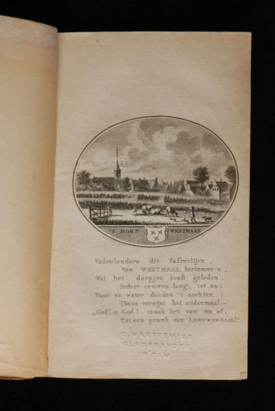 Banse, H.A., OLLEFEN, L. VAN and BAKKER, R. De Nederlandsche Stad- en Dorp-beschryver. The village of West Maas, The Netherlands