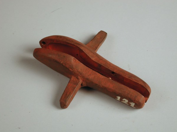 Two-piece bronze mold for spoon, cast molding tool tools base metal bronze, cast Two-piece bronze mold for pouring spoon