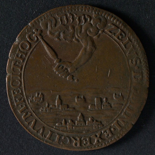 Medal on the conquest of Steenwijk, Ootmarsum and Coevorden, jeton utility medal medal exchange buyer, above three regained