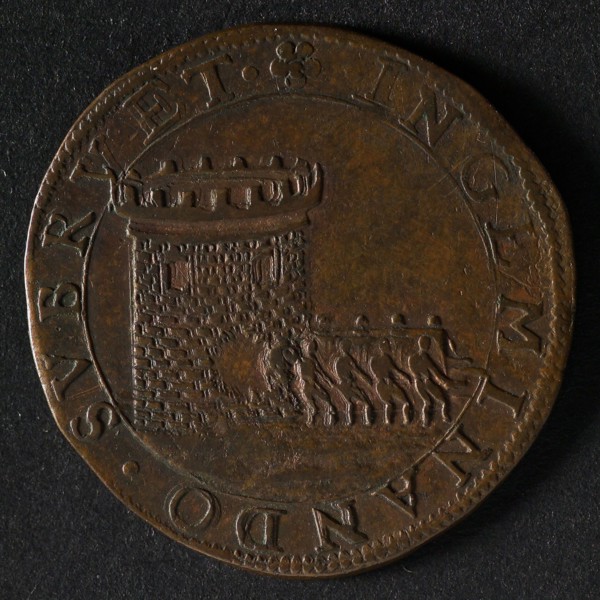 Bill on the Spanish and States armies facing each other at Silvolde and Bislich, jeton utility medal medal exchange copper