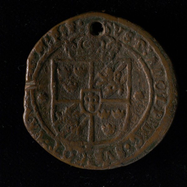 Sweden, penny to Gustaaf Adolf, penny coin money swap soil find copper, Crowned coat of arms of Gustaaf Adolf