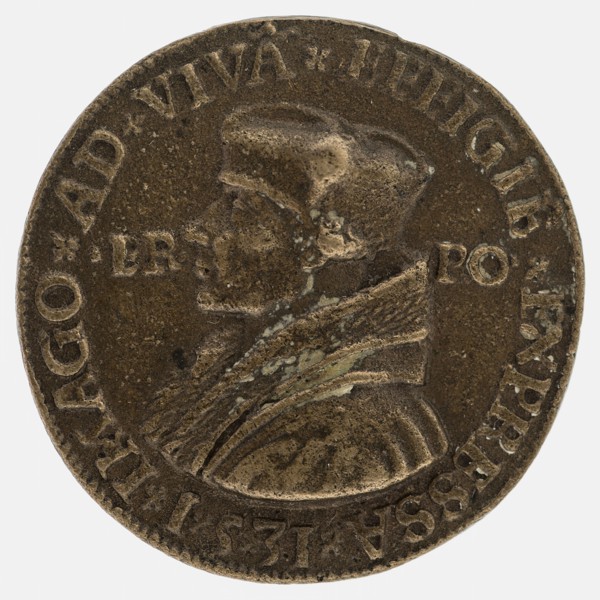 after:: Quinten Massijs, Terminus medal on Erasmus, penning footage bronze, hand-painted, left accustomed bust of Erasmus