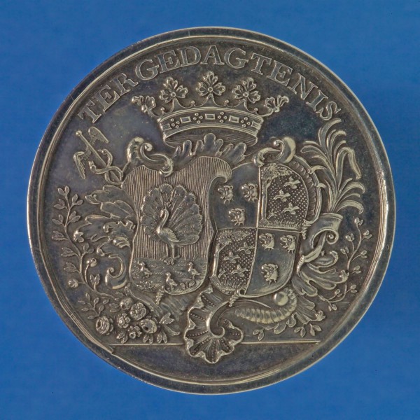 Gijsbert van Moelingen, Medal on the 25th wedding anniversary of Johan Verstolk and Magdalena van Royen on May 28, 1768, wedding