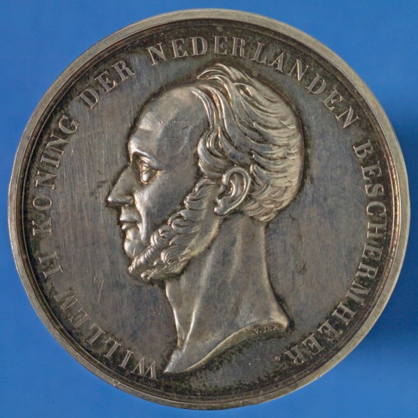 David van der Kellen, Price medal in honor of King William II as patron of the Royal Dutch Yacht Club, price medal penning