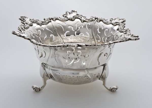 Silversmith: Anthony Huijs, Silver pipe barrel with engraved CHIRURGIA As Head Loudewell 31 December 1778 F. Nolst J. Hofman, H