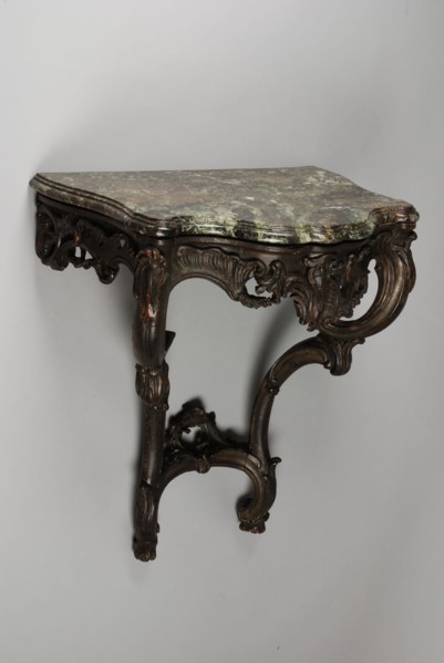 Rococo console or penant table, console table penant table table furniture interior design wood lime wood oak marble stone paint