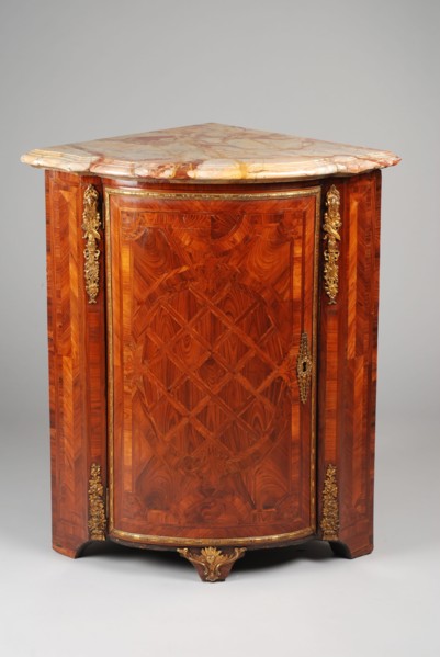 Rococo corner cupplate, corner cabinet cupboard cabinet furniture furniture interior design wood oak wood rosewood violet wood