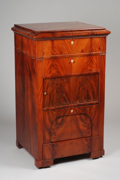 Biedermeier wash cabinet, chest of drawers cupboard cabinet furniture furniture interior design wood oak mahogany leg brass