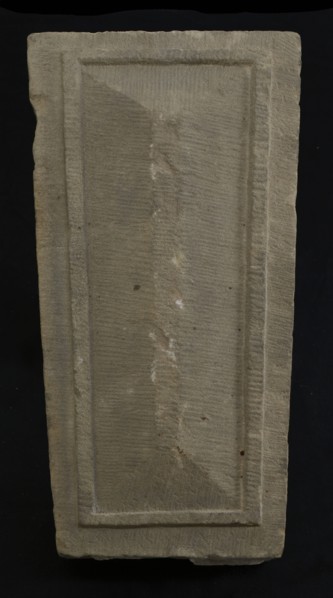 Stone from facade vleeshal, Rotterdam, window decoration, keystone building element facing stone sculpture footage sandstone