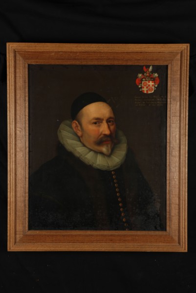 Rotterdamse portrettist, Portrait of Willem Jansz. From Melissant, portrait painting visual material linen oil painting canvas