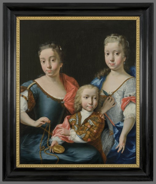 Theodorus Justinus Rheen, Portrait of the grandchildren of Adriaen van der Werff (1659-1722): Margaretha Maria (1719-1784)
