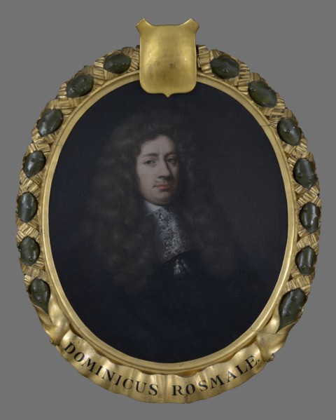 Pieter van der Werff, Portrait of Dominicus Roosmale (Roosmalen) (? -1689), portrait painting visual material linen oil painting