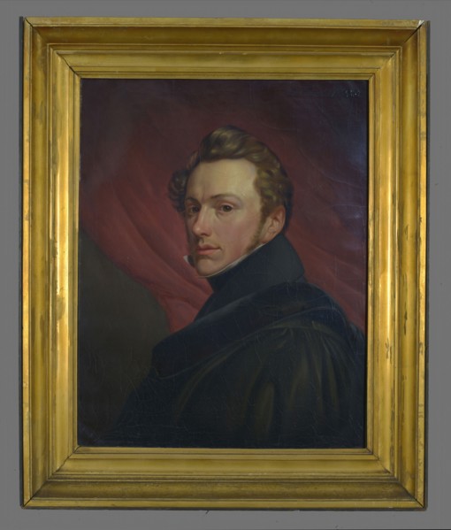 Nicolaus Montauban van Swijndregt, Portrait of Nicolaus Montauban van Swijndregt, self-portrait, self-portrait portrait painting
