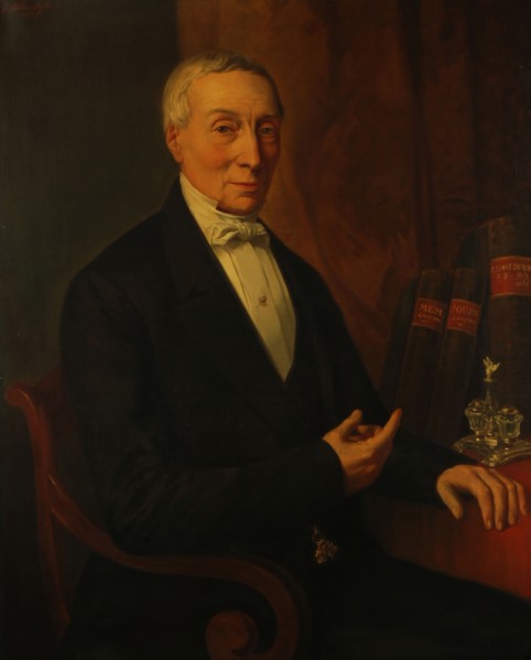 Jacob Akkersdijk, Portrait of Pieter Anthony van Waesberge, portrait painting footage linen oil painting canvas, Standing
