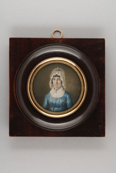 Gijsbertus Johannus van den Berg, Portrait miniature by Mada van Zuylen from Nyvelt, portrait miniature painting visual