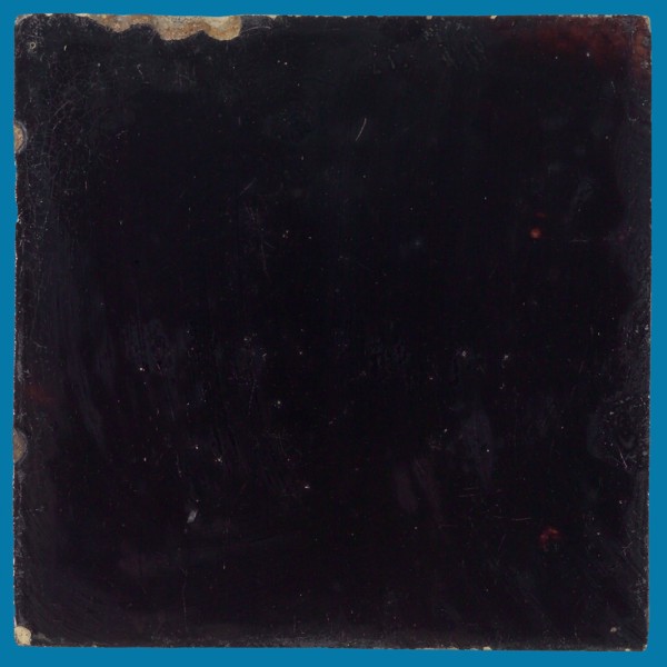 Black tile, border tile wall tile tile sculpture ceramic earthenware glaze, baked 2x glazed painted, large 2