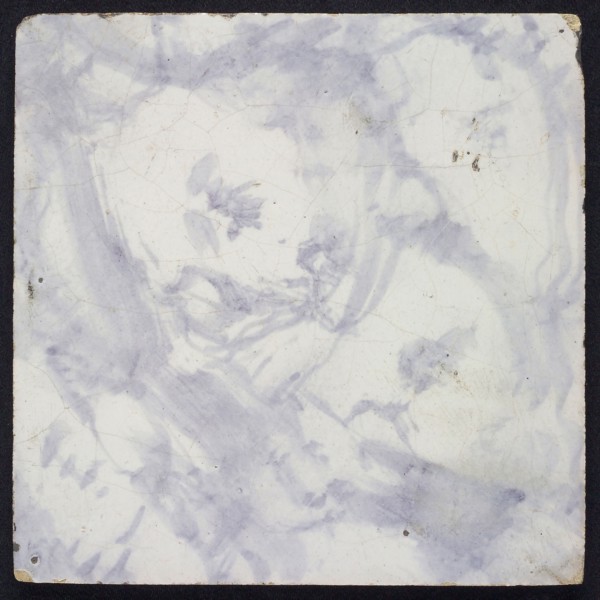 Square light gray marbled tile, with broad veins, small spots, yellow pottery, border tile wall tile tile sculpture ceramic