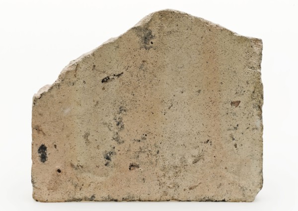 Tile, unglazed, semi-finished, wall tile tile visualization soil find semi-finished ceramic earthenware, in form made baked Tile