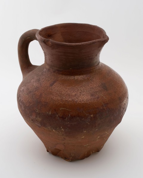 Pottery jug be placed on seven stand fins, with ear and shank, water jug crockery holder soil find ceramic earthenware glaze