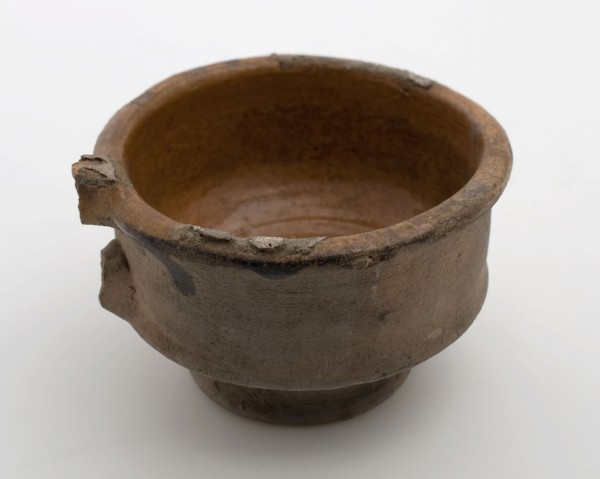 Pottery strawberry pot, red shard, internally glazed, hole in the bottom, on stand, Strawberry pottery pottery container soil