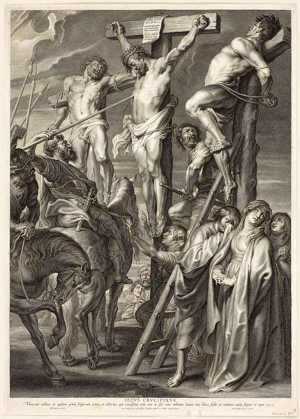 The Crucifixion (Coup de Lance), 1631, Boëtius Adamsz. Bolswert (Dutch, active in Flanders,