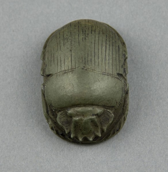 Heart Scarab, Third Intermediate–Late Period, Dynasty 21–26 (about 1069–664 BC), Egyptian, Egypt,