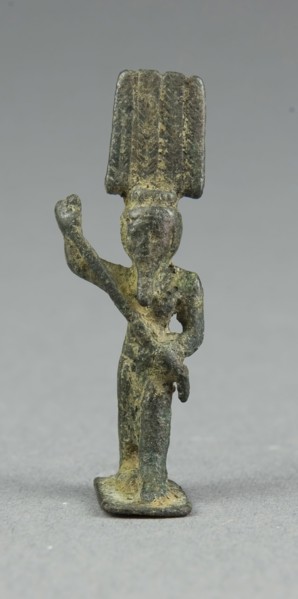 Amulet of the God Osiris, Third Intermediate Period, Dynasty 21–25 (1070–656 BC), Egyptian, Egypt,
