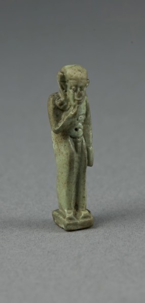 Amulet of the God Horus, Third Intermediate Period, Dynasty 21–25 (1070–656 BC), Egyptian, Egypt,