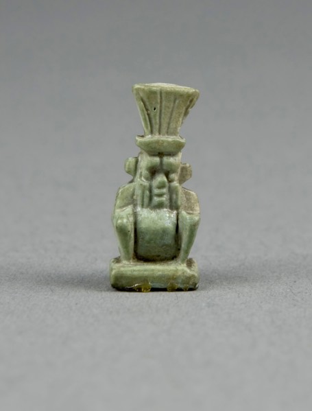 Amulet of the God Bes, Third Intermediate Period, Dynasty 21–25 (1070–656 BC), Egyptian, Egypt,