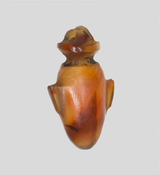 Amulet of a Heart, Third Intermediate Period, Dynasty 21–25 (1070–656 BC), Egyptian, Egypt,