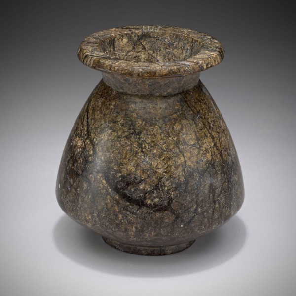 Ointment Vessel with Lid, New Kingdom, Dynasty 18 (about 1570–1293 BC), Egyptian, Egypt, Egyptian
