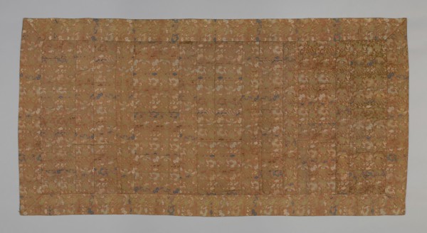 Kesa, Edo period (1615–1868), 18th century, Japan, plain compound twill, double weave, silk and