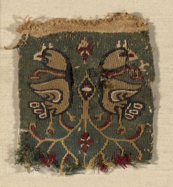 Fragment, Roman period (30 B.C.– 641 A.D.)/Arab period (641–969), 7th/8th century, Coptic, Egypt,