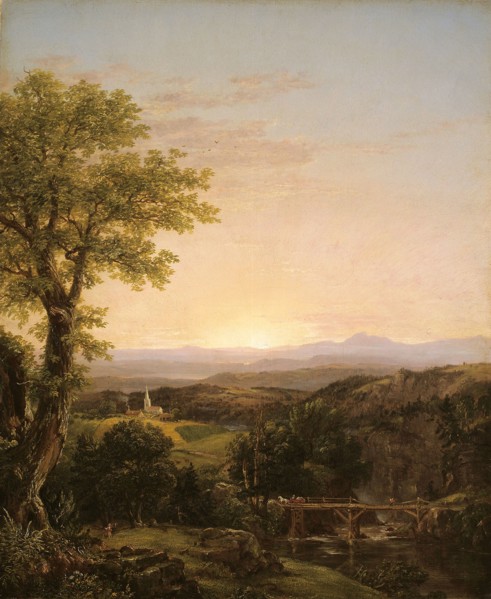 New England Scenery, 1839, Thomas Cole, American, born England, 1801–1848, United States, Oil on