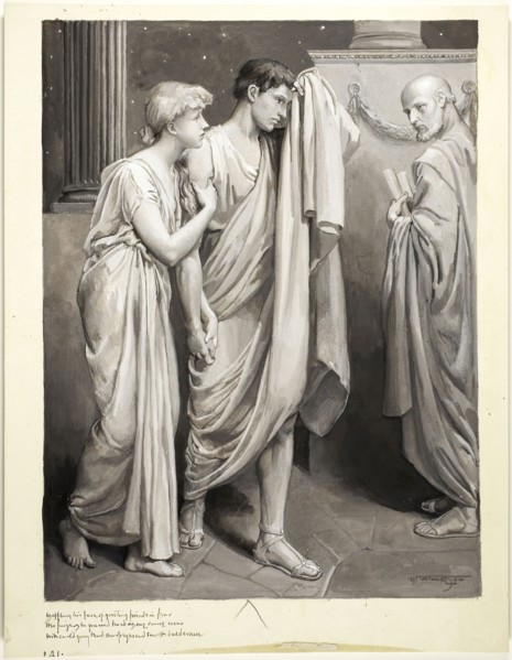 As One Came Near with Curl’d Gray Beard, Sharp Eyes, and Smooth Bald Crown, 1885, Will Hicock Low,