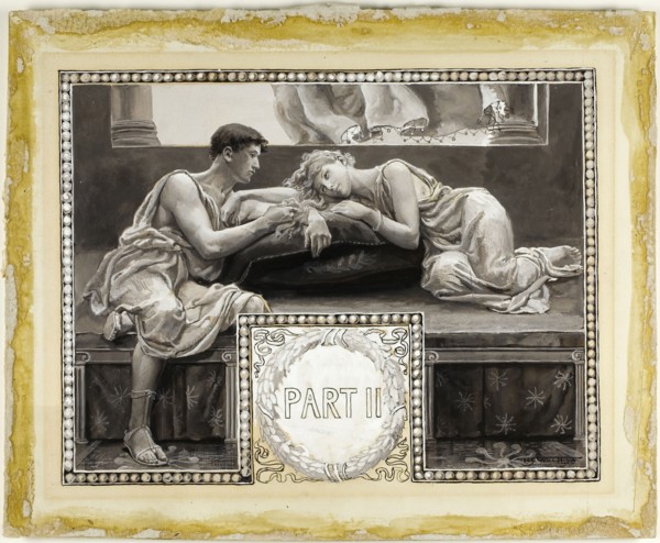 They Were Enthroned, in the Eventide, Upon a Couch, Head-Piece, Part II, 1885, Will Hicock Low,