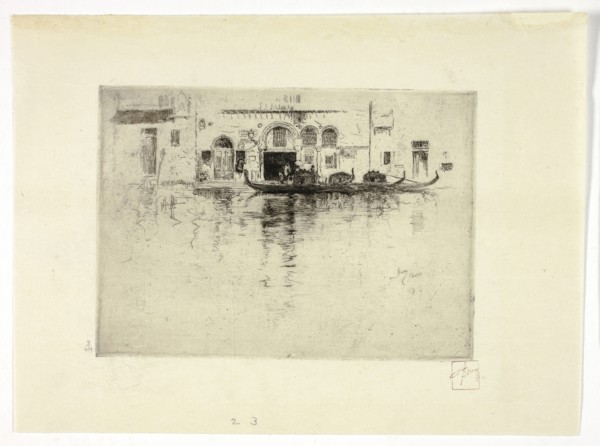 Gondolas and Venetian Palace, c. 1880, Robert Frederick Blum, American, 1857-1903, United States,